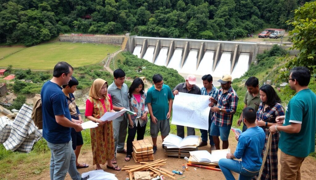 Participação comunitária em projeto hidrelétrico